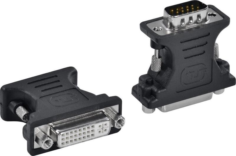 Imagem de Adaptador Dvi 24+5 Femea X Vga Macho 15 Pinos Adviif-V