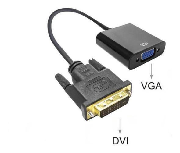 Imagem de Adaptador DVI-D Macho para VGA Fêmea  Lotus  Preto