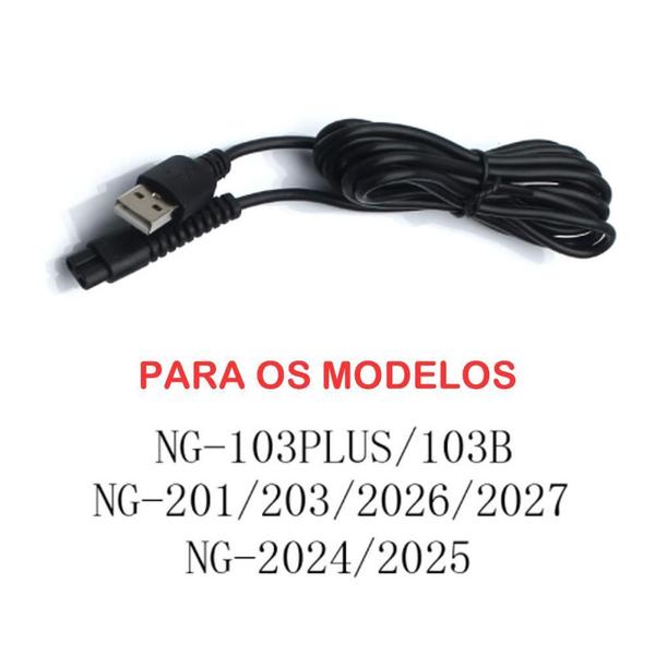 Imagem de Adaptador E Cabo Carregador De Maquina Wmark 308 409 407 411