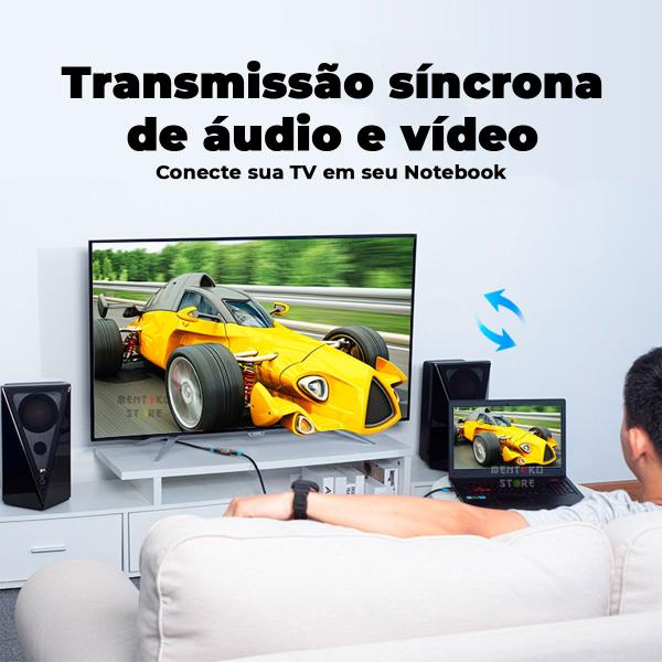 Imagem de Adaptador Emenda Femea Extensor Alongar Cabo HDMI Vention