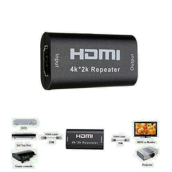 Imagem de Adaptador Emenda Hdmi Ativa Amplificada Até - 30 Metros