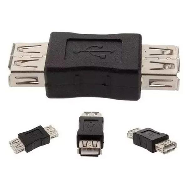 Imagem de Adaptador emenda USB 2.0 Fêmea x Fêmea 033-8181 5+