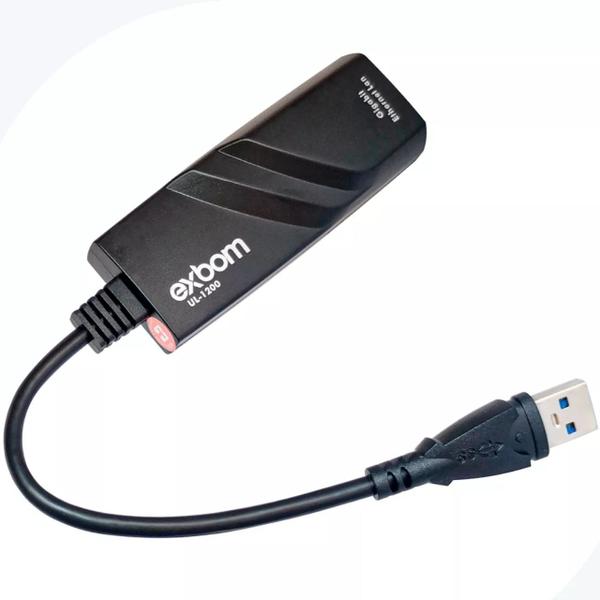 Imagem de Adaptador Ethernet Usb 3.0 Rj45 Rd Gigabit Adaptador De Rede