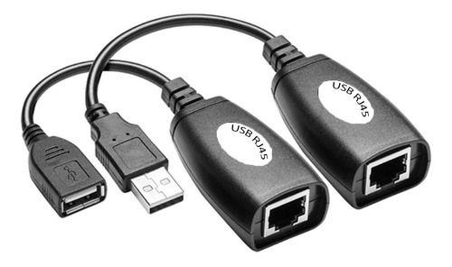 Adaptador Extensor Usb 150 Metros Rj45 PC DVR Notebook - Knup Imagem de Adaptador Extensor Usb 150 Metros Rj45 PC DVR Notebook