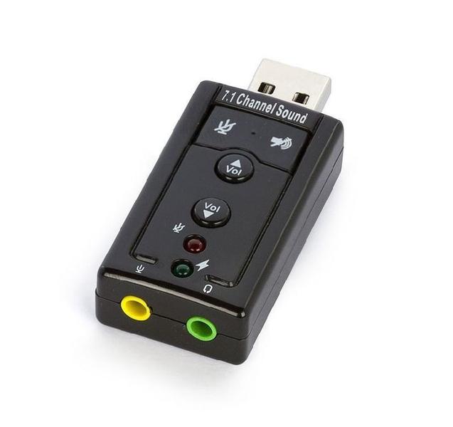 Imagem de Adaptador F3 Usb De Som A 7.1 Macho X Audio E Fone