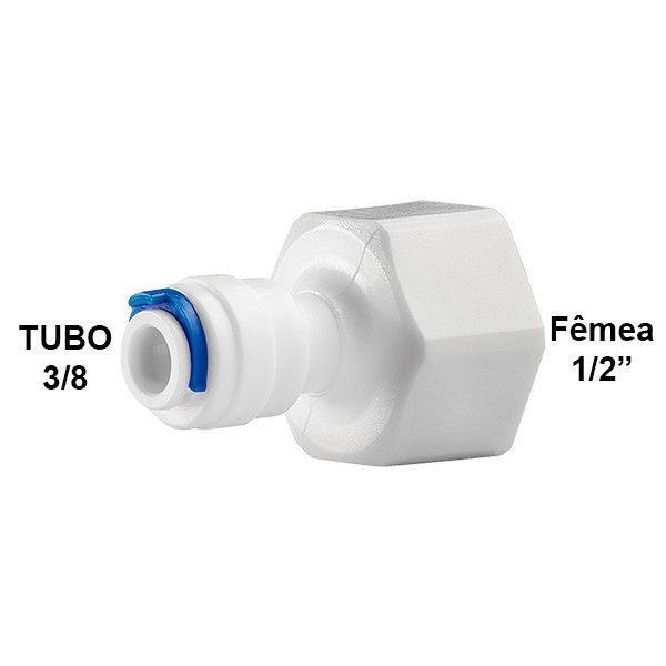 Imagem de Adaptador Filtro Femea 1/2 x Tubo 3/8 - CN002