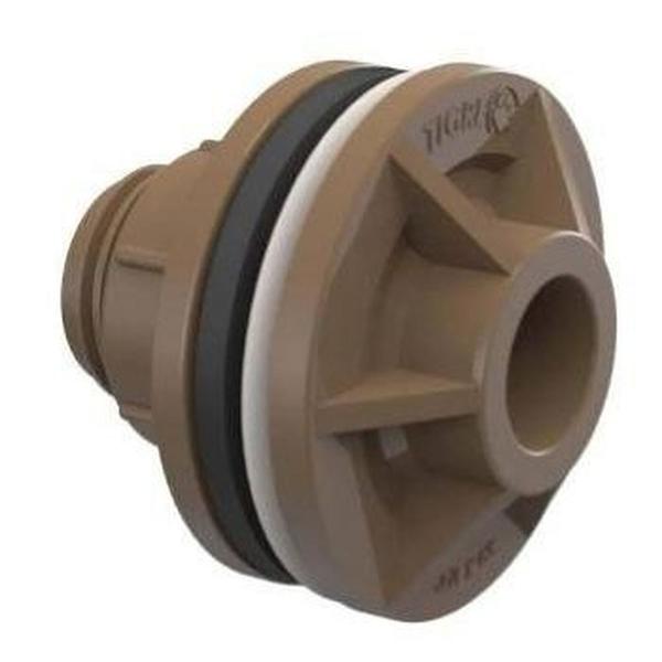 Imagem de Adaptador Flange Com Anel Caixa d Agua 50mm 1.1/2 Tigre