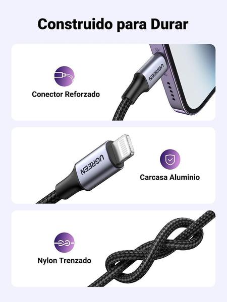 Imagem de Adaptador Fone De Ouvido P2 Jack 3,5 Mm ( Mfi ) Certificação