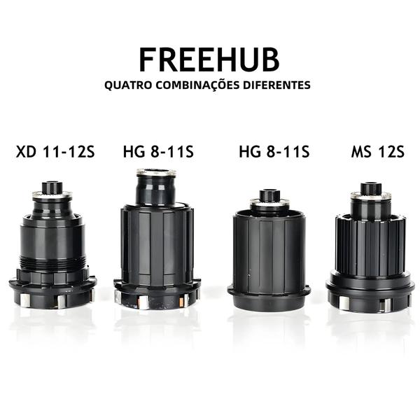 Imagem de Adaptador Freehub 11/12s para Bicicleta MTB Koozer XM490/BM440 - 8/9/10/11 Velocidades