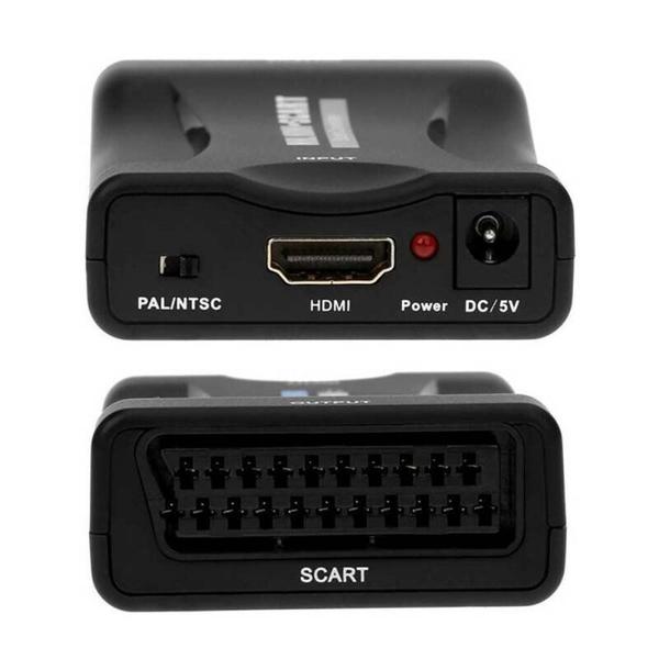 Imagem de Adaptador HD SCART para HDMI Conversor sofisticado de áudio e vídeo