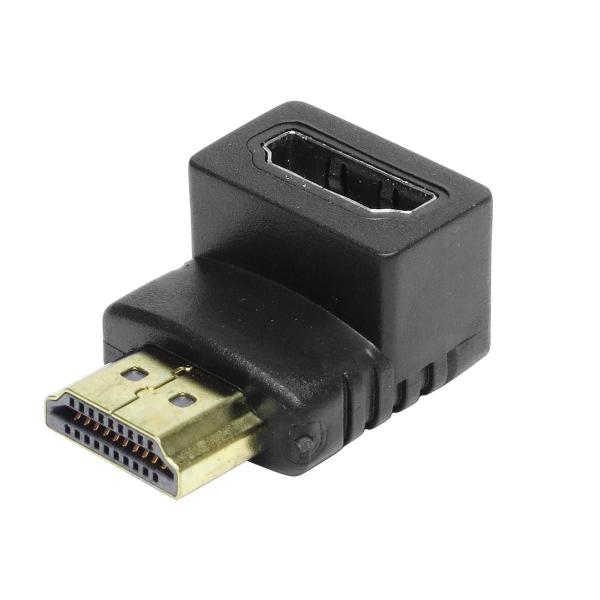 Adaptador Hdmi 90 Graus Macho X Fêmea - Exbom Imagem de Adaptador Hdmi 90 Graus Macho X Fêmea