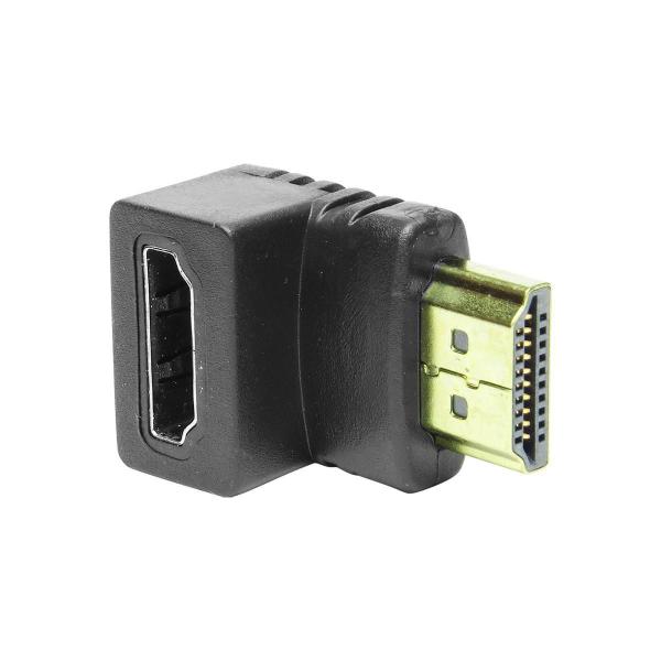 Adaptador Hdmi 90 Graus Macho X Fêmea - Exbom Imagem de Adaptador Hdmi 90 Graus Macho X Fêmea