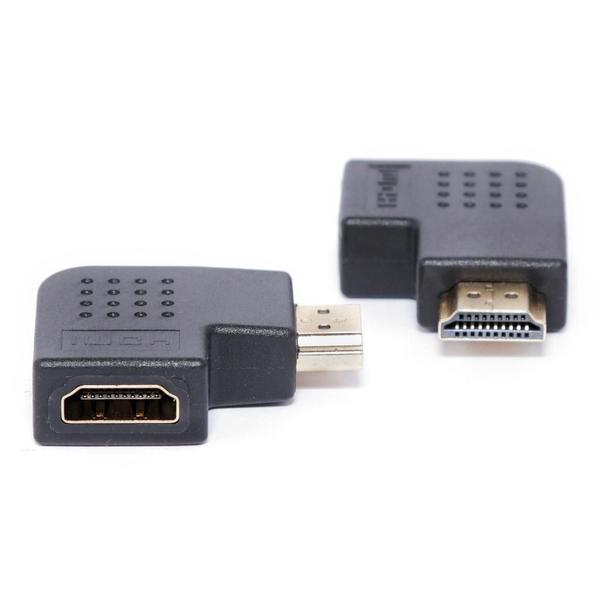 Imagem de Adaptador HDMI em L Macho x Fêmea