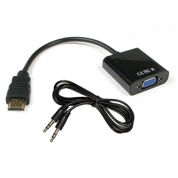 Adaptador HDMI Para VGA Com Conversor De Áudio IT-BLUE LE-4121 Imagem de Adaptador HDMI Para VGA Com Conversor De Áudio IT-BLUE LE-4121