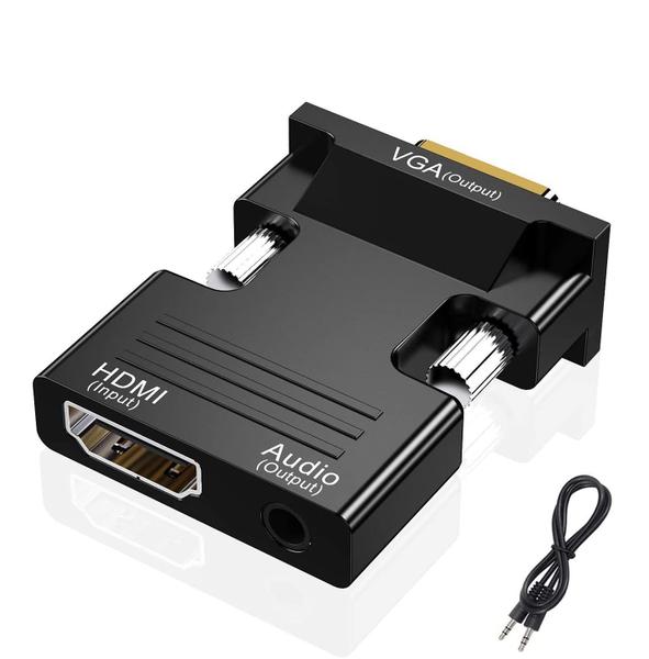 Imagem de Adaptador HDMI para VGA Luventg Saída de áudio HDMI para VGA