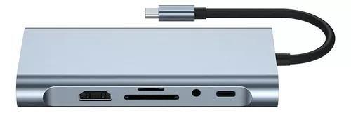 Imagem de Adaptador Hub 10 em 1 Tipo C Hdmi Vga Mac Usb 2 E 3.0