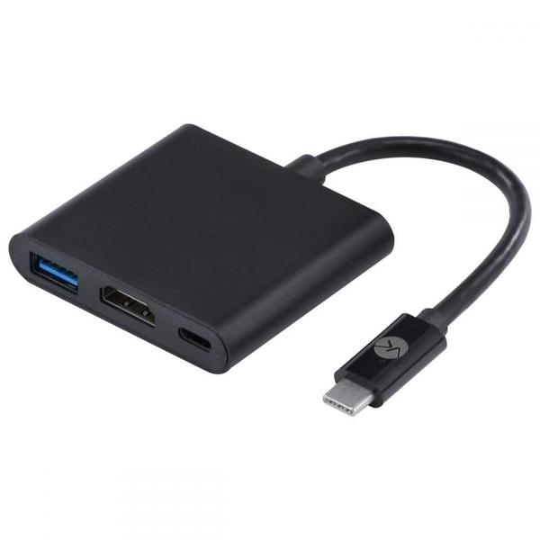 Imagem de Adaptador hub usb tipo c x hdmi, usb tipo c 20cm