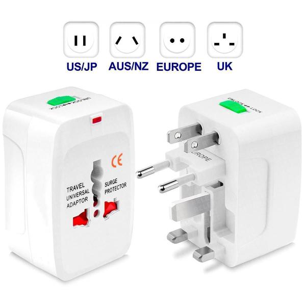 Imagem de Adaptador Internacional Para Tomada Universal Viagem Europeu