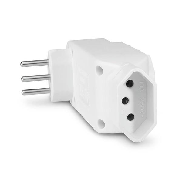 Imagem de Adaptador L De Energia Novo Padrão 4 Tomadas Multi - WI246