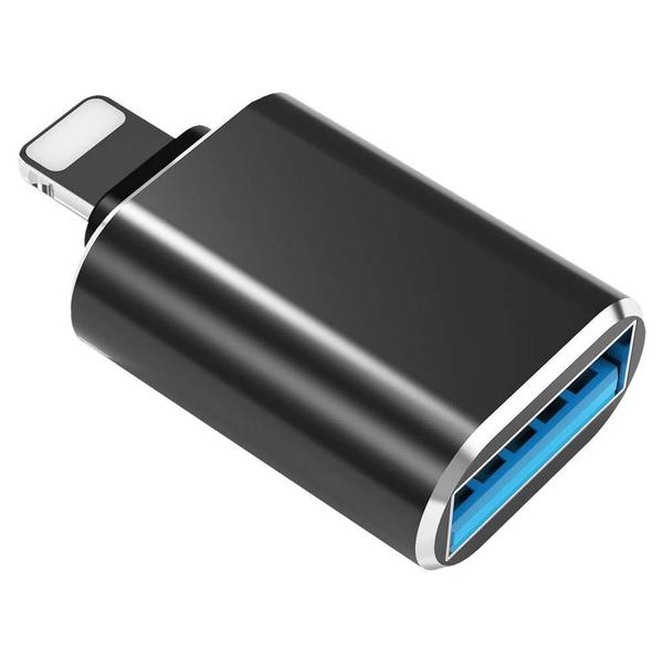 Imagem de  Adaptador Lightning Macho para USB fêmea 3.2