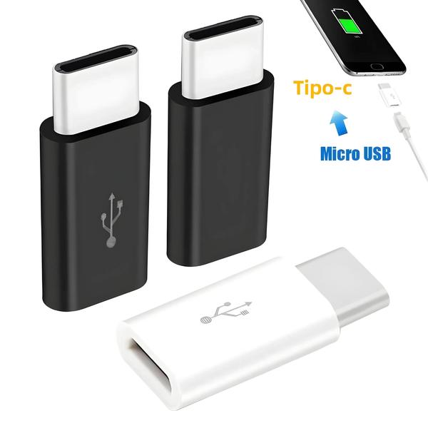 Imagem de Adaptador Micro USB Fêmea para USB-C Macho - 1/5/10 Peças