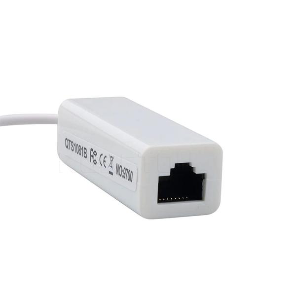 Imagem de Adaptador micro usb v8 para cabo de rede rj45 celular