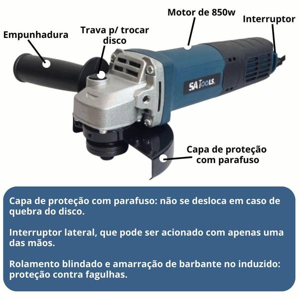 Imagem de Adaptador Moto Serra P/Cortar Árvore Podar C/esmerilhadeira