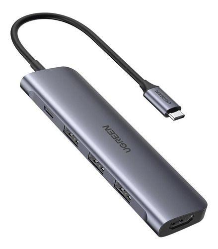 Imagem de Adaptador Multiportas Ugreen Tipo C para Usb 3.0 Hdmi 4k30hz