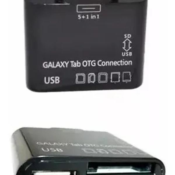 Imagem de Adaptador Otg 5x1 Usb Cartão Tablet Samsung Galaxy Tab Note