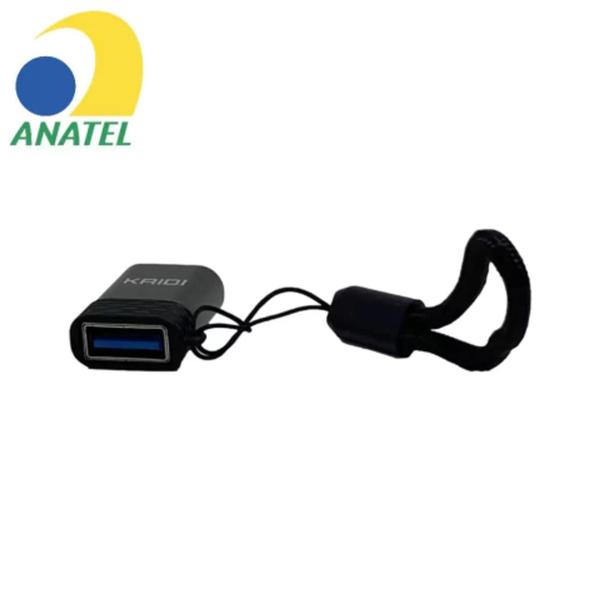 Imagem de Adaptador otg light ning para usb kaidi kd-220