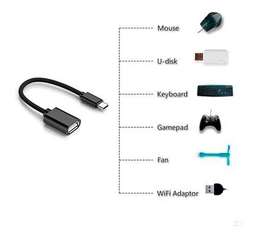 Imagem de Adaptador Otg Tipo C Usb 3.0 compativel com  todos cel