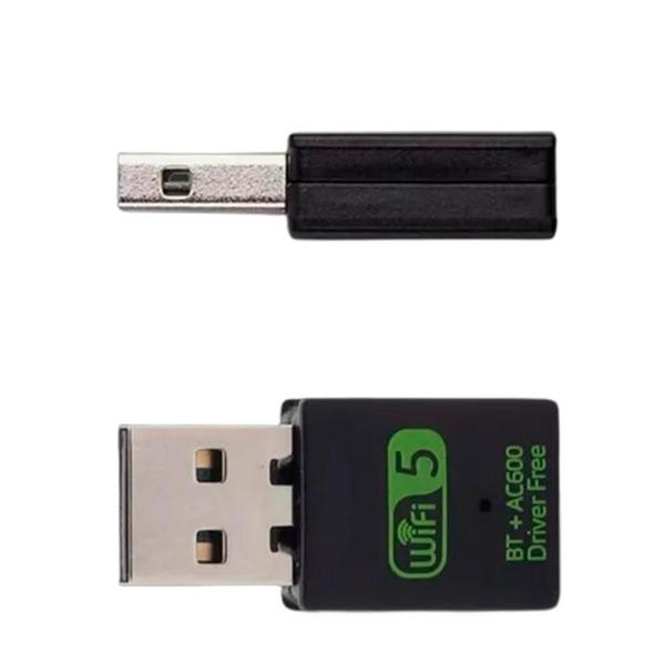 Imagem de Adaptador P/Pc Usb 2X1 Wireless Dual Band Ac600 Bluetooth