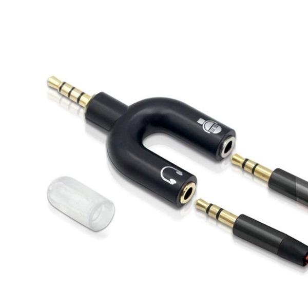 Imagem de Adaptador P3 Para P2 3.5mm para Headset, Smartphone, Celular, Controle