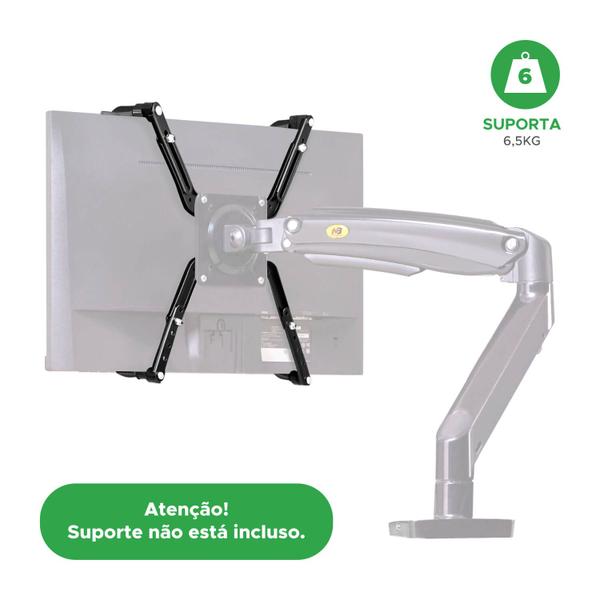 Adaptador para Monitor sem Padrão Vesa Nb-Fp1 de 17 A 27'' - NORTH BAYOU Imagem de Adaptador para Monitor sem Padrão Vesa Nb-Fp1 de 17 A 27''