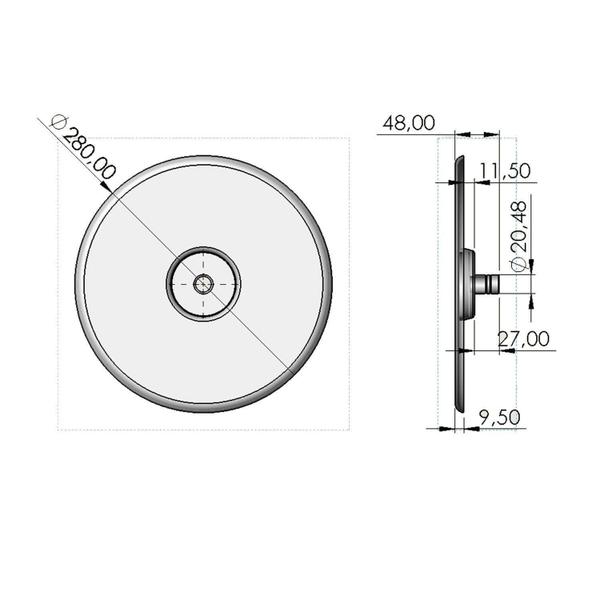 Imagem de Adaptador Para Nicho Refletor Led Piscina - Tholz (Sem Garra