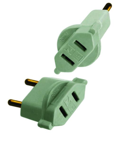 Imagem de Adaptador para Plugue Chato Cinza 10a Radial Kit 20 peças