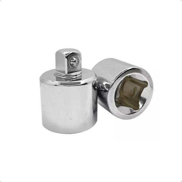 Adaptador Para Soquete Cromo Vanádio 3/4F X 1/2M - EDA Imagem de Adaptador Para Soquete Cromo Vanádio 3/4F X 1/2M
