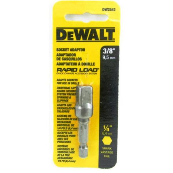 Imagem de Adaptador para Soquete Encaixe Quadrado 3/8"  - DW2542 - DEWALT