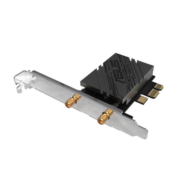 Imagem de Adaptador PCI-E ASUS PCE-BE92BT WiFi 7 com 2 antenas Bluetooth 5.4