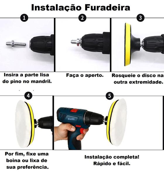 Imagem de Adaptador Pino M14 Haste 8mm Furadeira Parafusadeira Politriz Lixadeira Furadeira