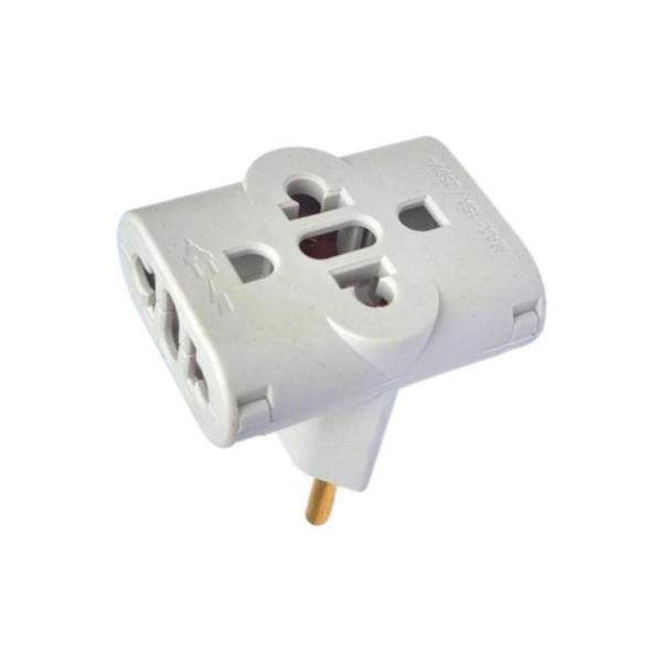 Imagem de Adaptador Pino Universal Tomada Benjamim T 10a/20a