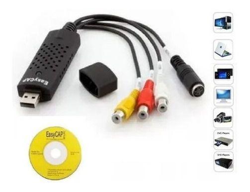 Imagem de Adaptador Placa Easy Capture Vídeo Externo Usb Captura Áudio