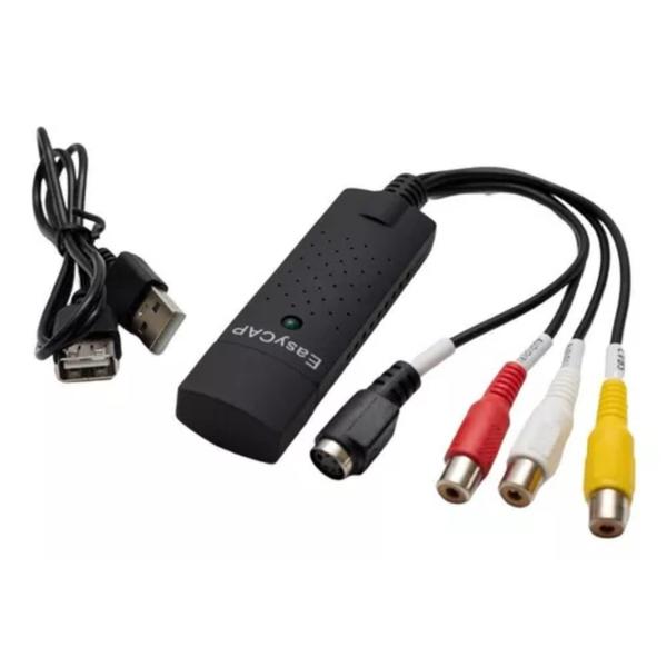 Imagem de Adaptador Placa Easy Capture Vídeo Externo Usb Captura Áudio