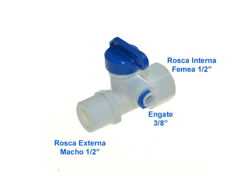 Imagem de Adaptador Plast T 1/2 x p/Mang 3/8 c/Registro SOFT EVEREST