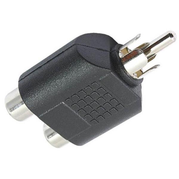 Imagem de Adaptador Plug Conector Rca X 2rca Femêa Chipsce - Unitário