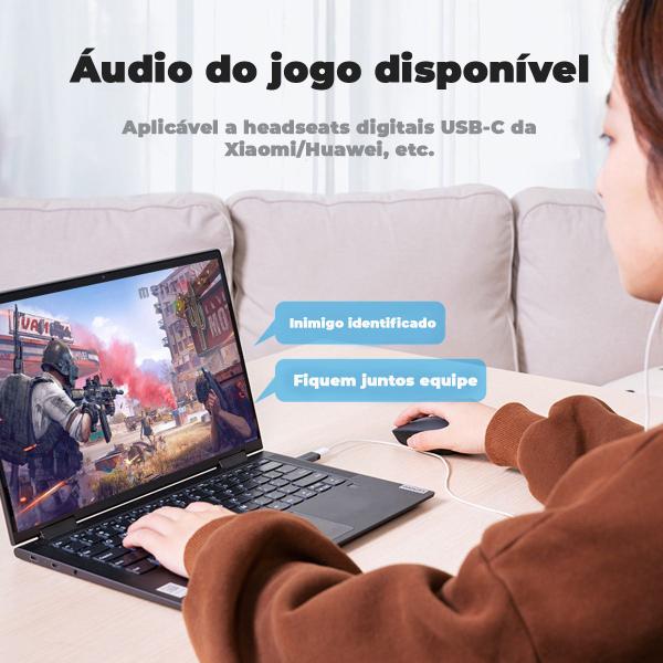 Imagem de Adaptador Plug Otg Conversor Usb C Para Usb A 3.0 Vention