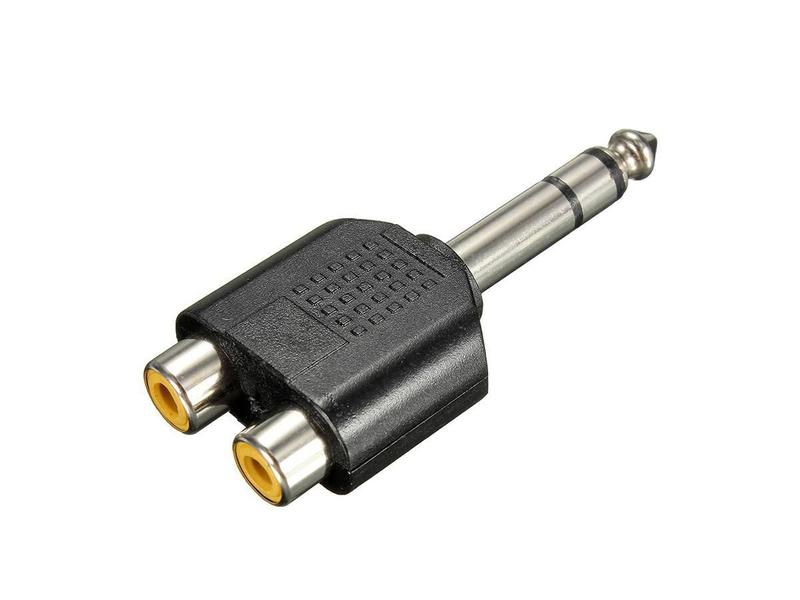 Imagem de Adaptador Plug P10 X 2 Jack Rca