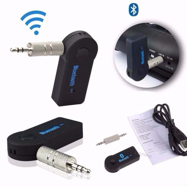 Imagem de Adaptador Receiver Bluetooth P2 Musica Pra Celular Som Carro