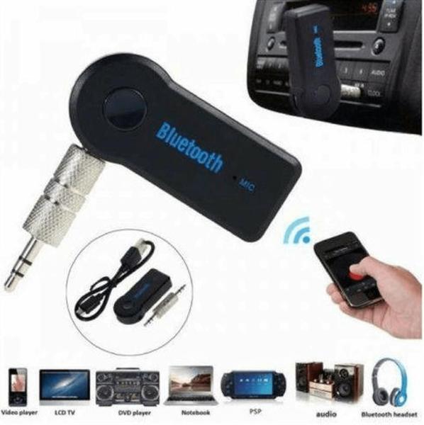 Imagem de Adaptador Receptor Áudio Bluetooth P2 Som Carro Microfone