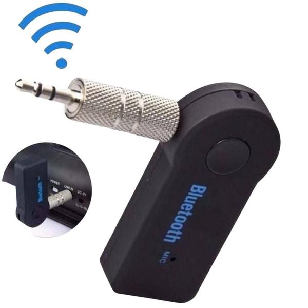 Imagem de Adaptador Receptor Bluetooth Com Microfone Usb Musica P2